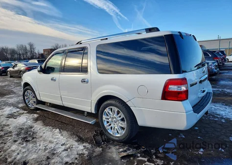 2014 Ford Expedition El Limited z USA, uszkodzony, nr VIN 1FMJK2A55EEF12685